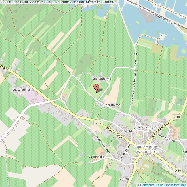 plan Saint-Même-les-Carrières