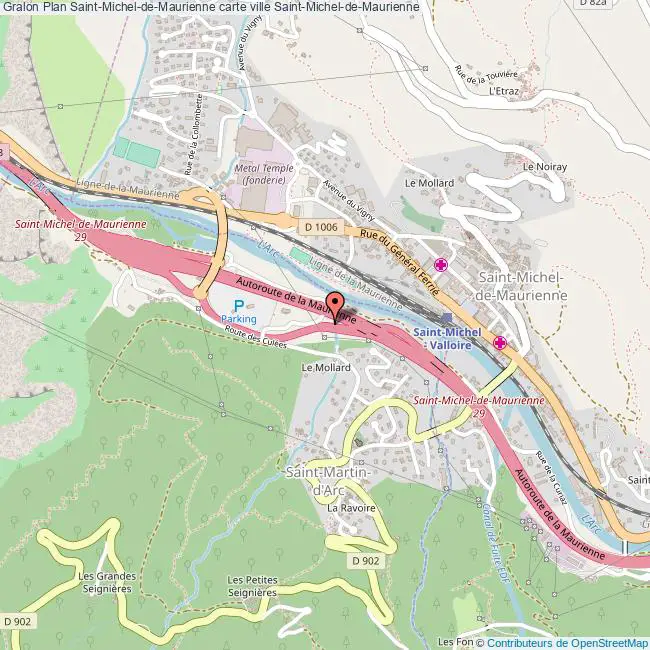plan Saint-Michel-de-Maurienne