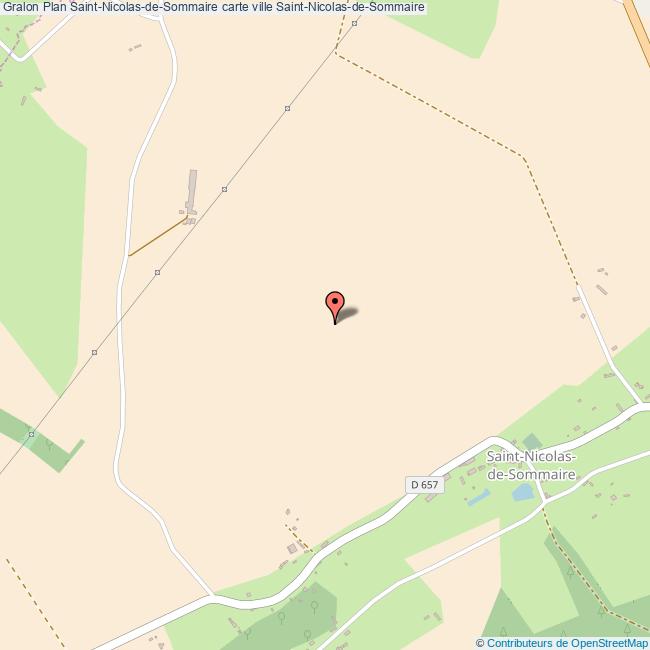 Plan SaintNicolasdeSommaire carte ville SaintNicolasdeSommaire