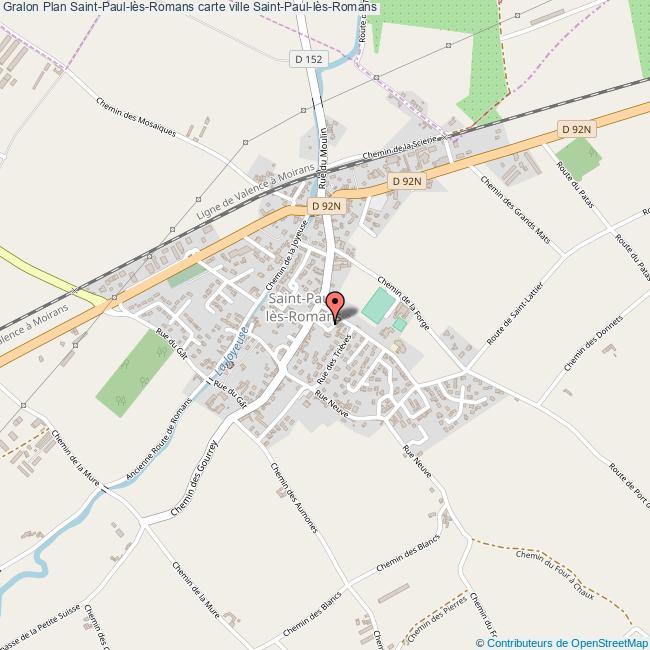 plan Saint-Paul-lès-Romans