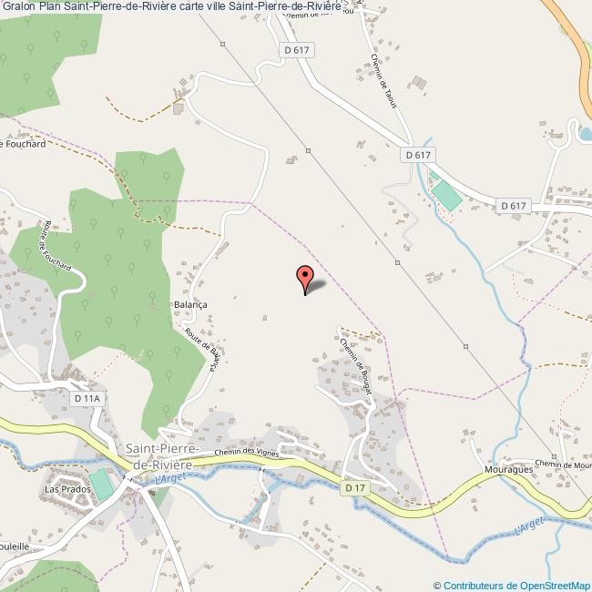 Plan SaintPierredeRivière carte ville SaintPierredeRivière