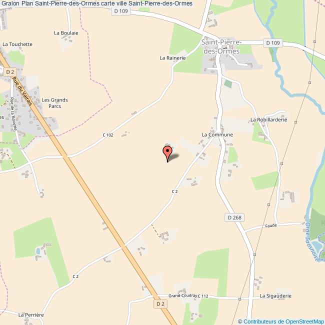 plan Saint-Pierre-des-Ormes