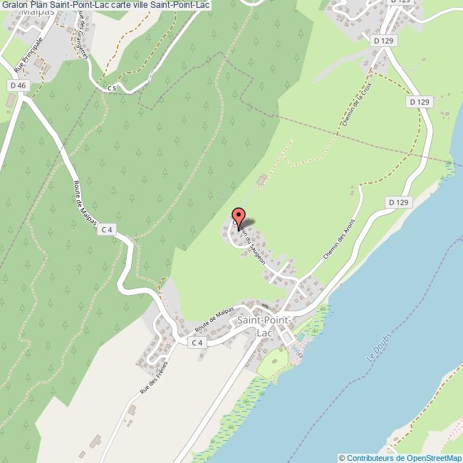 plan Saint-Point-Lac