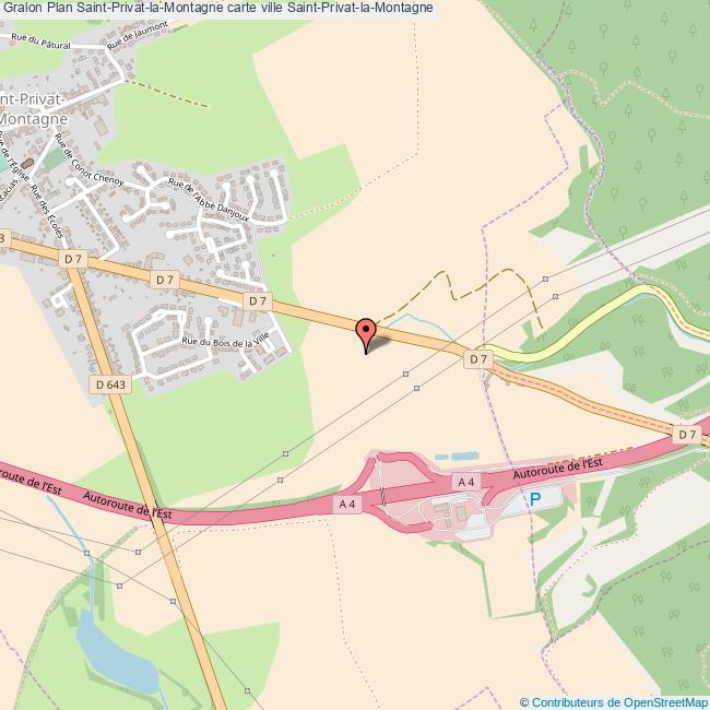 plan Saint-Privat-la-Montagne