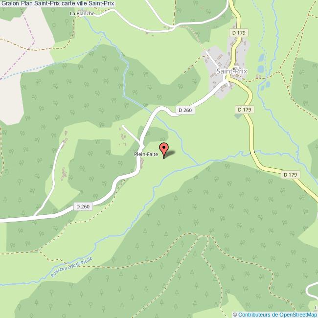 plan Saint-Prix