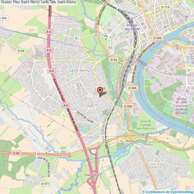 Plan SaintRémy carte ville SaintRémy