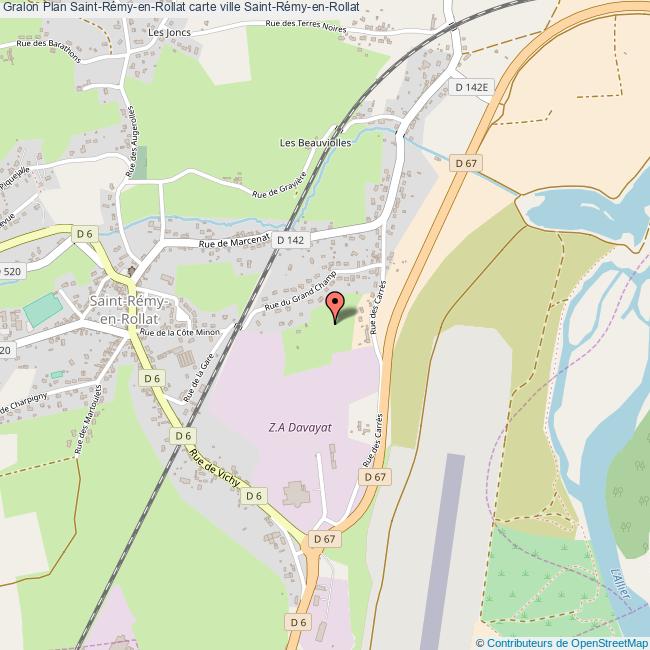 plan Saint-Rémy-en-Rollat