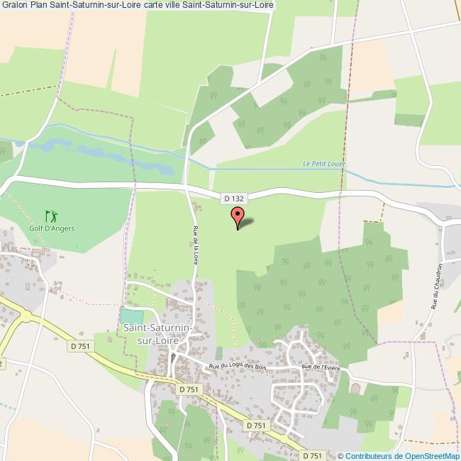 Plan SaintSaturninsurLoire carte ville SaintSaturninsurLoire