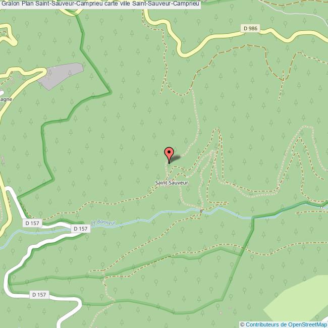 plan Saint-Sauveur-Camprieu