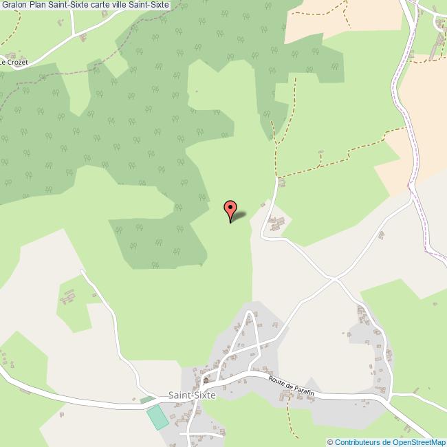 Plan SaintSixte carte ville SaintSixte