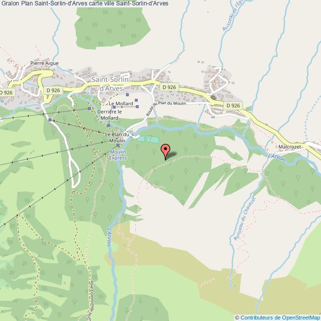 Plan SaintSorlind'Arves carte ville SaintSorlind'Arves Plan SaintSorlind'Arves carte ville SaintSorlind'Arves