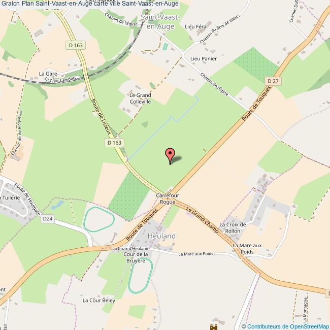 Plan SaintVaastenAuge carte ville SaintVaastenAuge