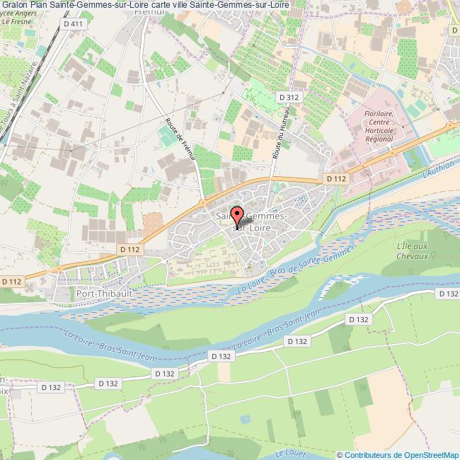 plan Sainte-Gemmes-sur-Loire