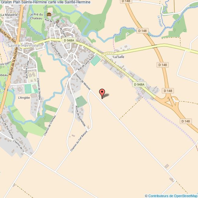 Plan SainteHermine carte ville SainteHermine