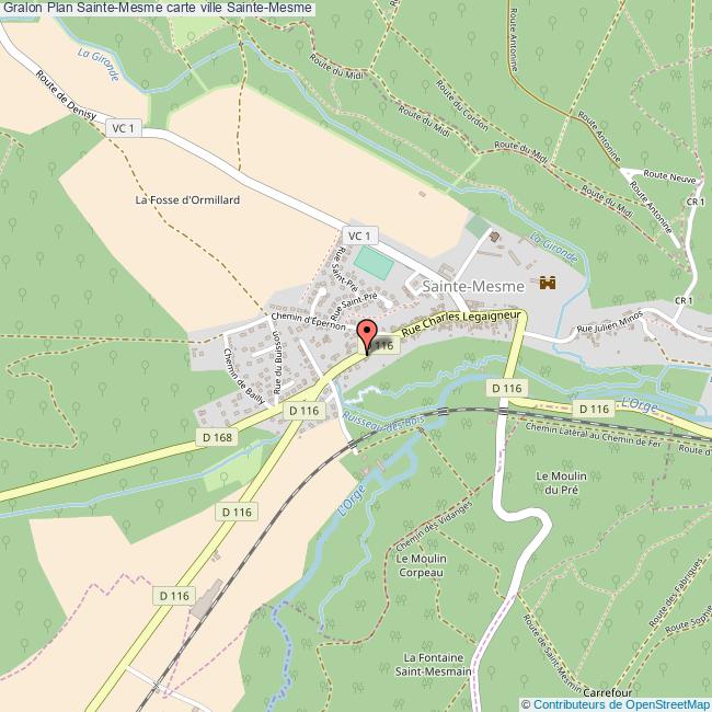 plan Sainte-Mesme