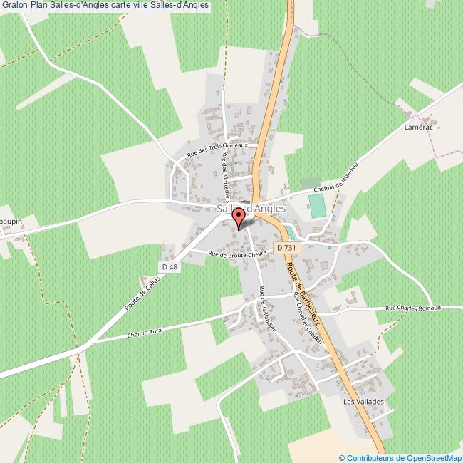 plan Salles-d'Angles
