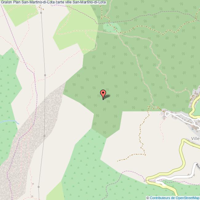 Plan SanMartinodiLota carte ville SanMartinodiLota