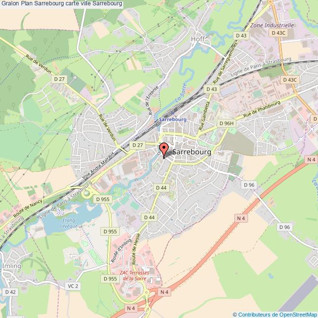 plan Sarrebourg