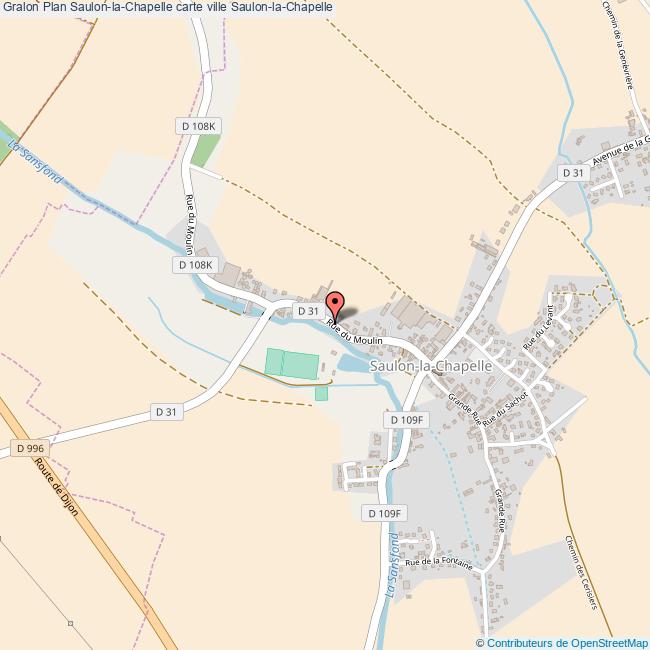 Plan SaulonlaChapelle carte ville SaulonlaChapelle