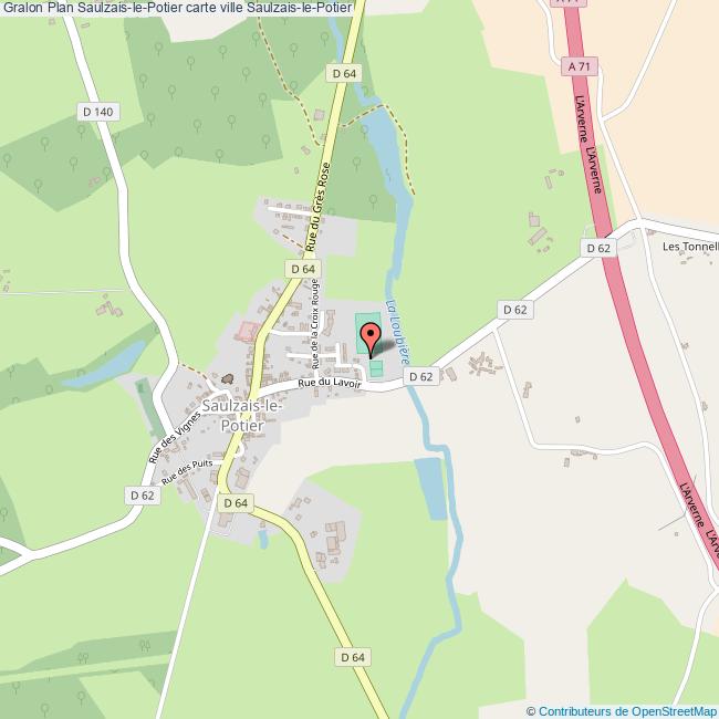 Plan SaulzaislePotier carte ville SaulzaislePotier
