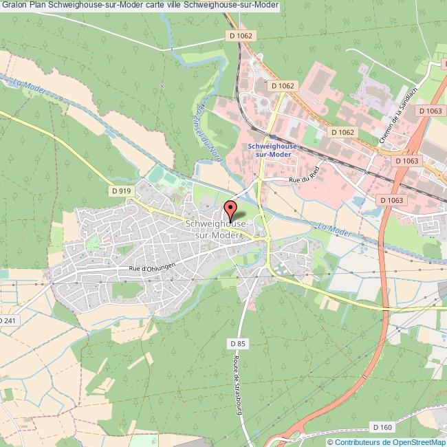 plan Schweighouse-sur-Moder