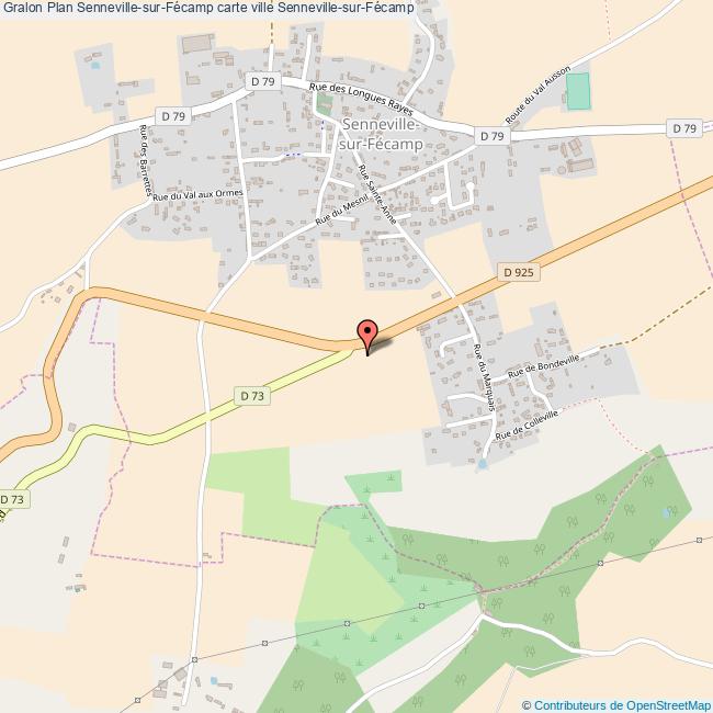 Plan SennevillesurFécamp carte ville SennevillesurFécamp
