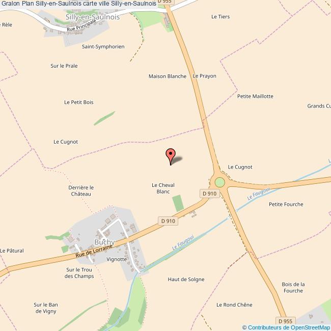 Plan SillyenSaulnois carte ville SillyenSaulnois