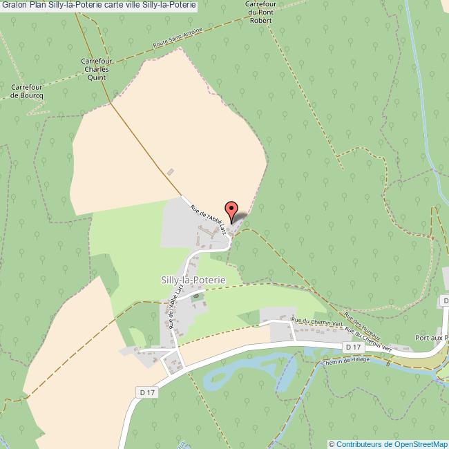 plan ville Silly-la-Poterie