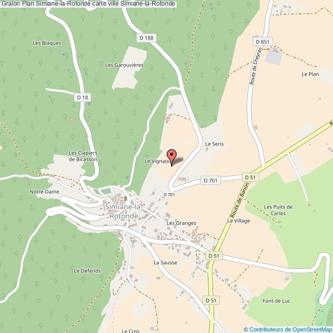plan Simiane-la-Rotonde