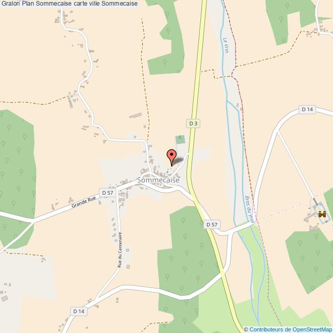 Plan Sommecaise carte ville Sommecaise