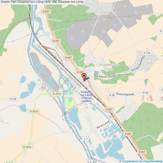 plan Souppes-sur-Loing