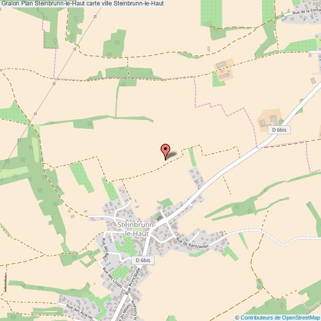 Plan SteinbrunnleHaut carte ville SteinbrunnleHaut