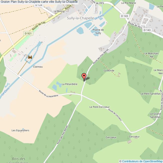 Plan SullylaChapelle carte ville SullylaChapelle
