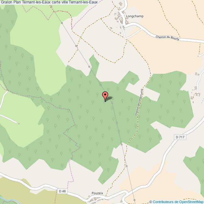 plan Ternant-les-Eaux