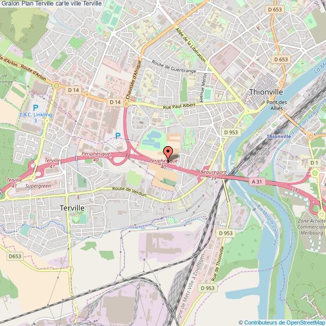 Plan Terville carte ville Terville