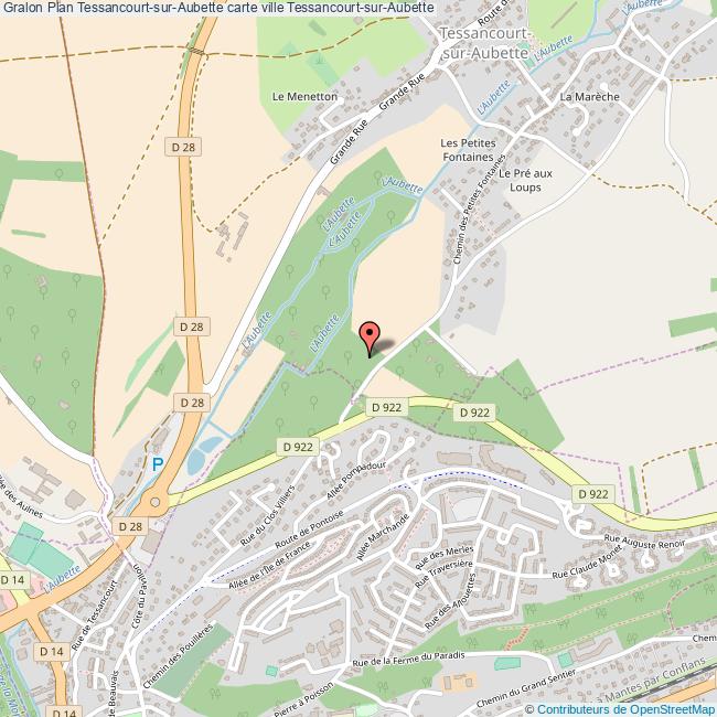 plan Tessancourt-sur-Aubette