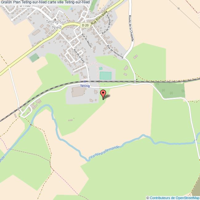 plan Teting-sur-Nied