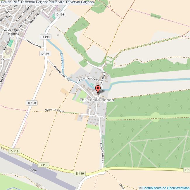 plan Thiverval-Grignon