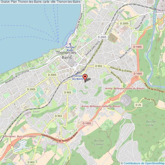 thonon-les-bains-map