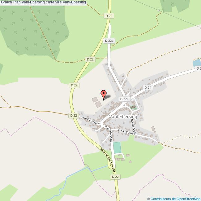 Plan VahlEbersing carte ville VahlEbersing