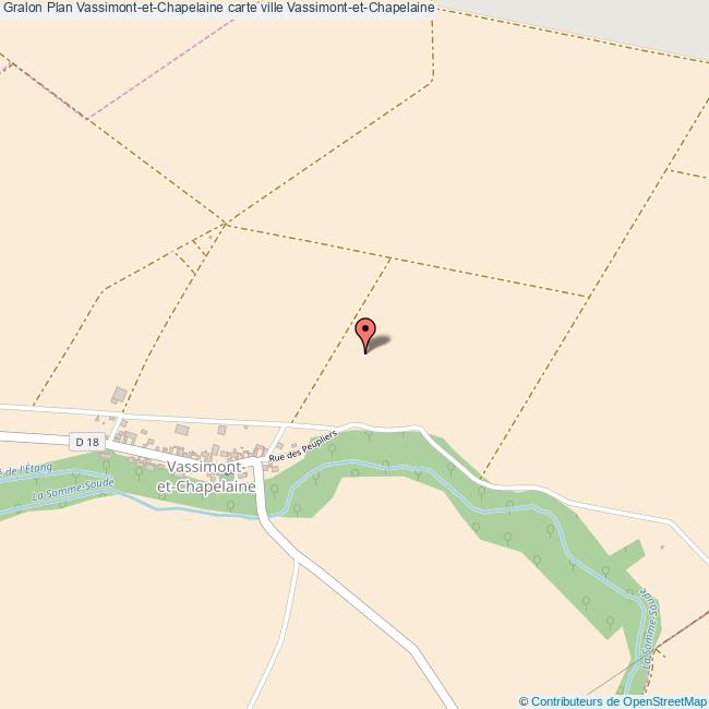 plan Vassimont-et-Chapelaine
