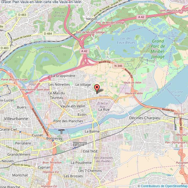plan Vaulx-en-Velin
