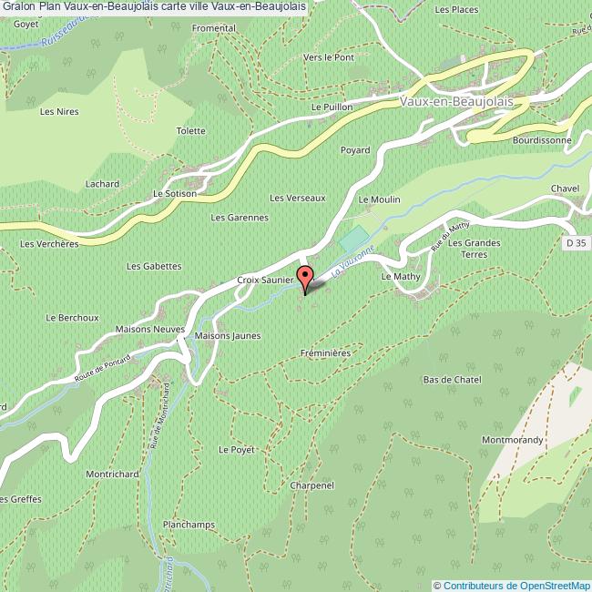 plan Vaux-en-Beaujolais