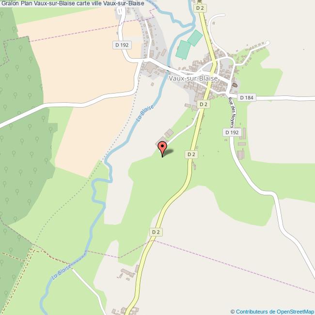 plan Vaux-sur-Blaise