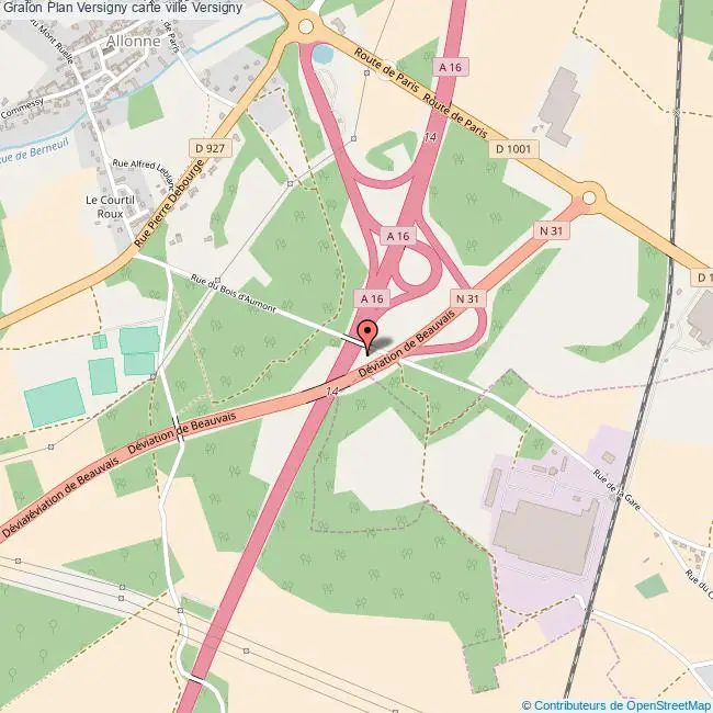 plan ville Versigny