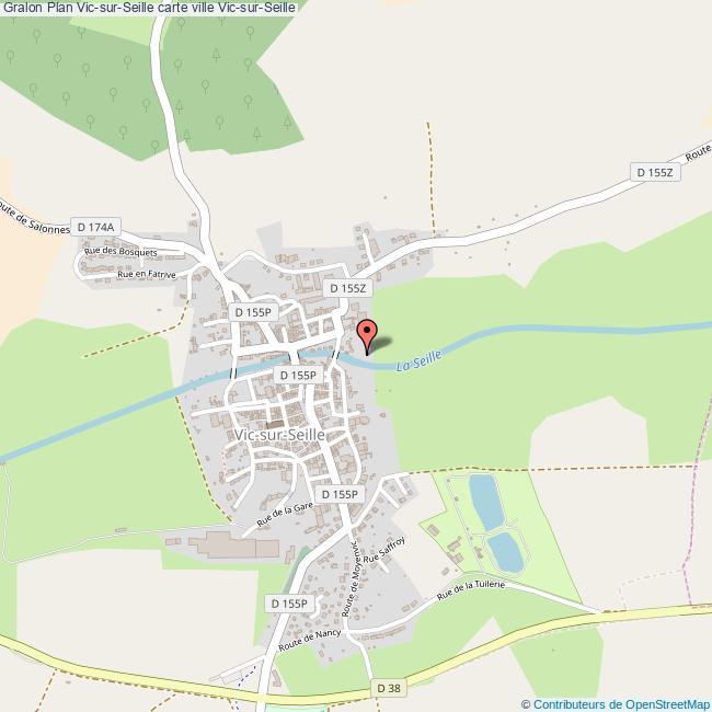 plan Vic-sur-Seille