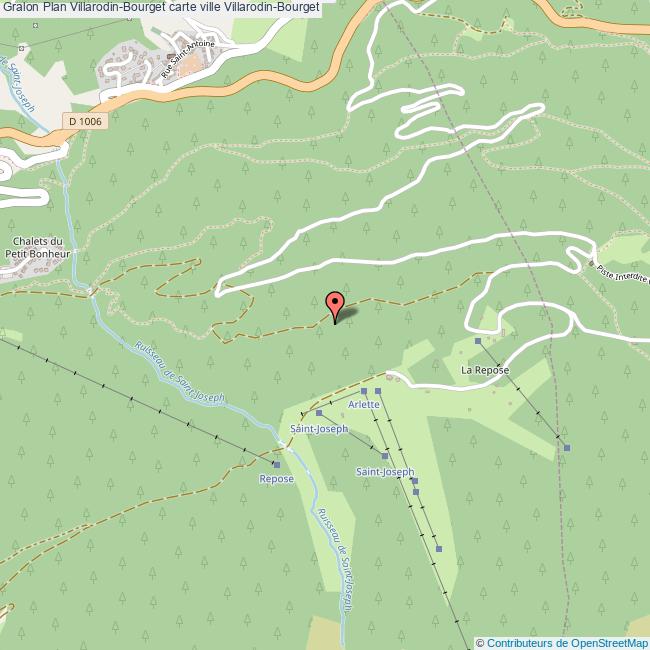 plan Villarodin-Bourget