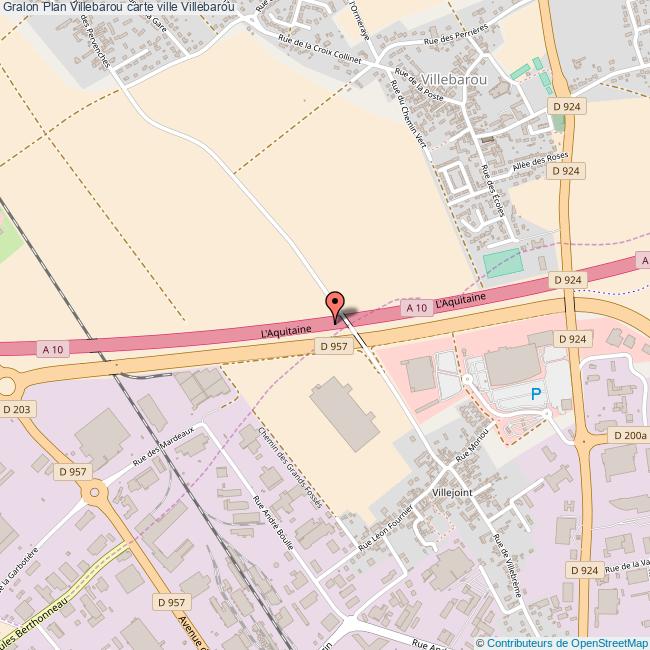 Plan Villebarou carte ville Villebarou