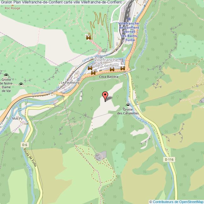 plan Villefranche-de-Conflent