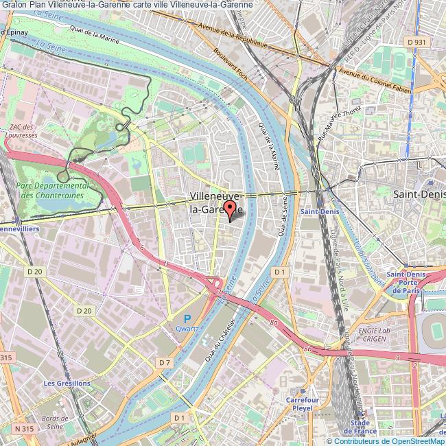 plan Villeneuve-la-Garenne